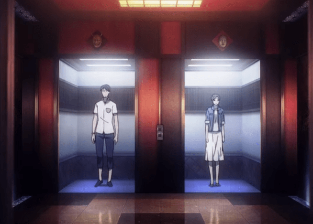 Primeiras Impressões - Death Parade: Um "Jogos Mortais" Animado? 6 Death Parade Os Elevadores
