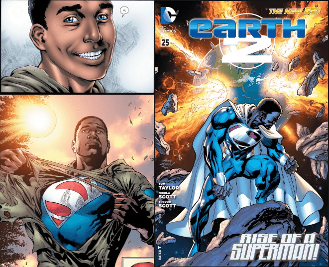 Os maiores super heróis negros - Edição Liga da Justiça 12 superman II