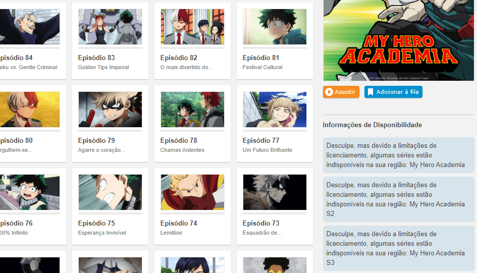 Boku no Hero é removido do Crunchyroll 6 1Sem título