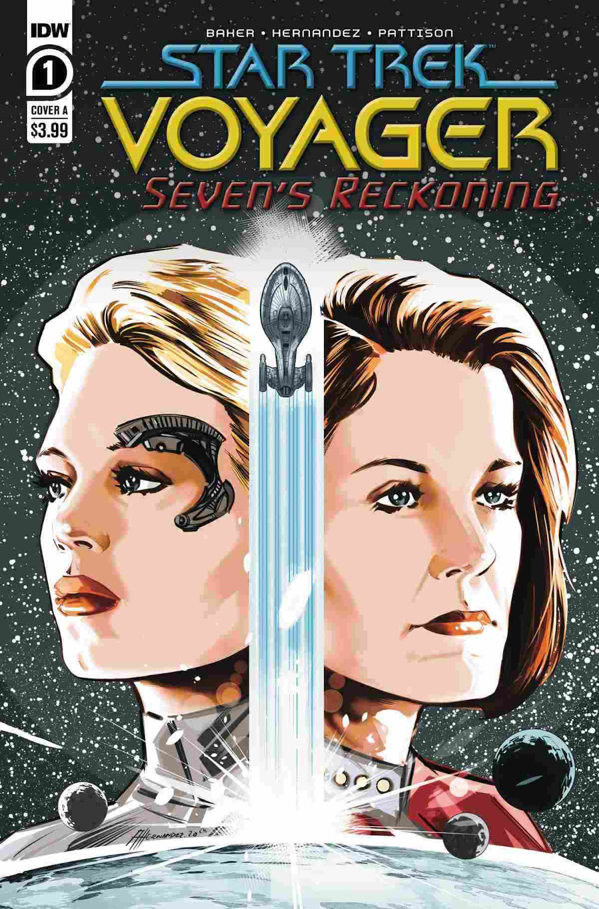 Anunciado os quadrinhos Star Trek: Voyager - Seven's Reckoning 6 star trek voyager seven s reckoning 1 cover 1233653