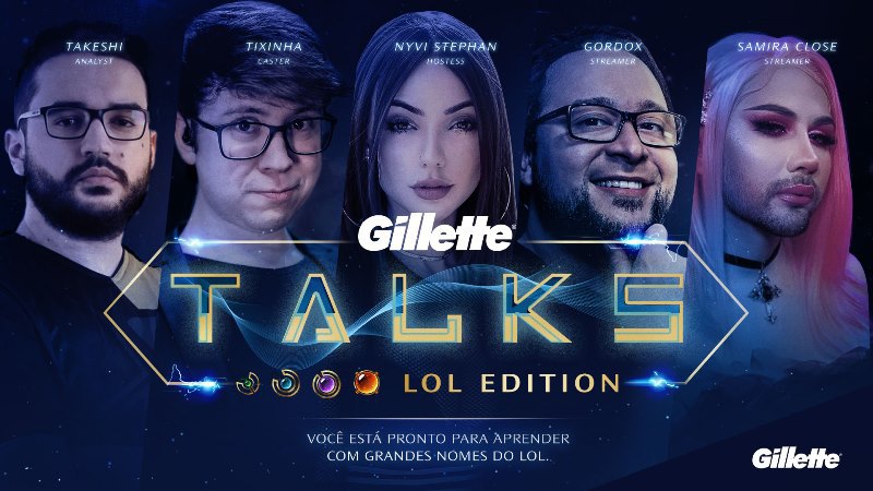LoL | Estréia de Gillette Talks 6 gillette talks lol edition 1