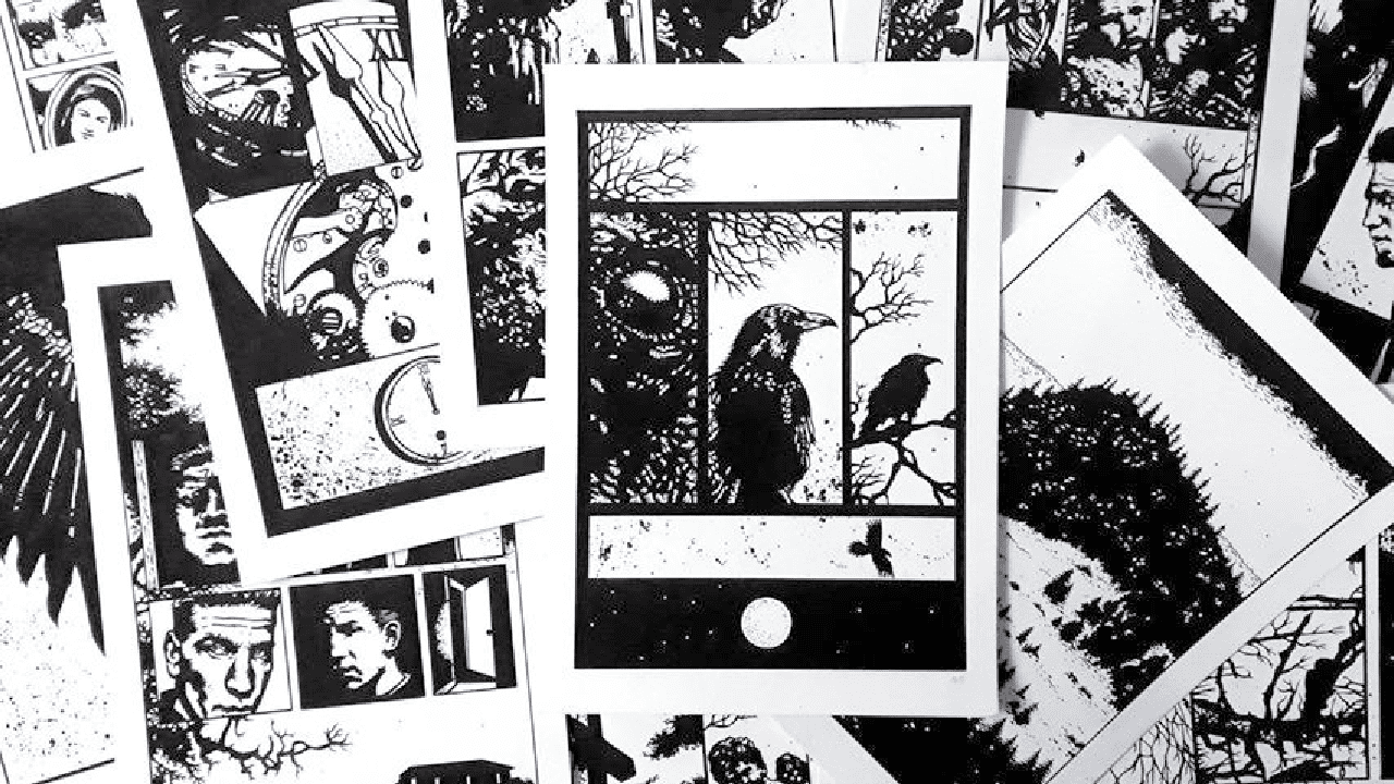 capa da resenha o corvo