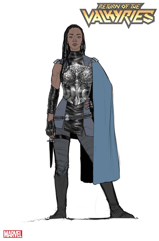 Capa de King in Black: Return of the Valkyries revela nova Valquíria 7 new valkyrie def concept armor final