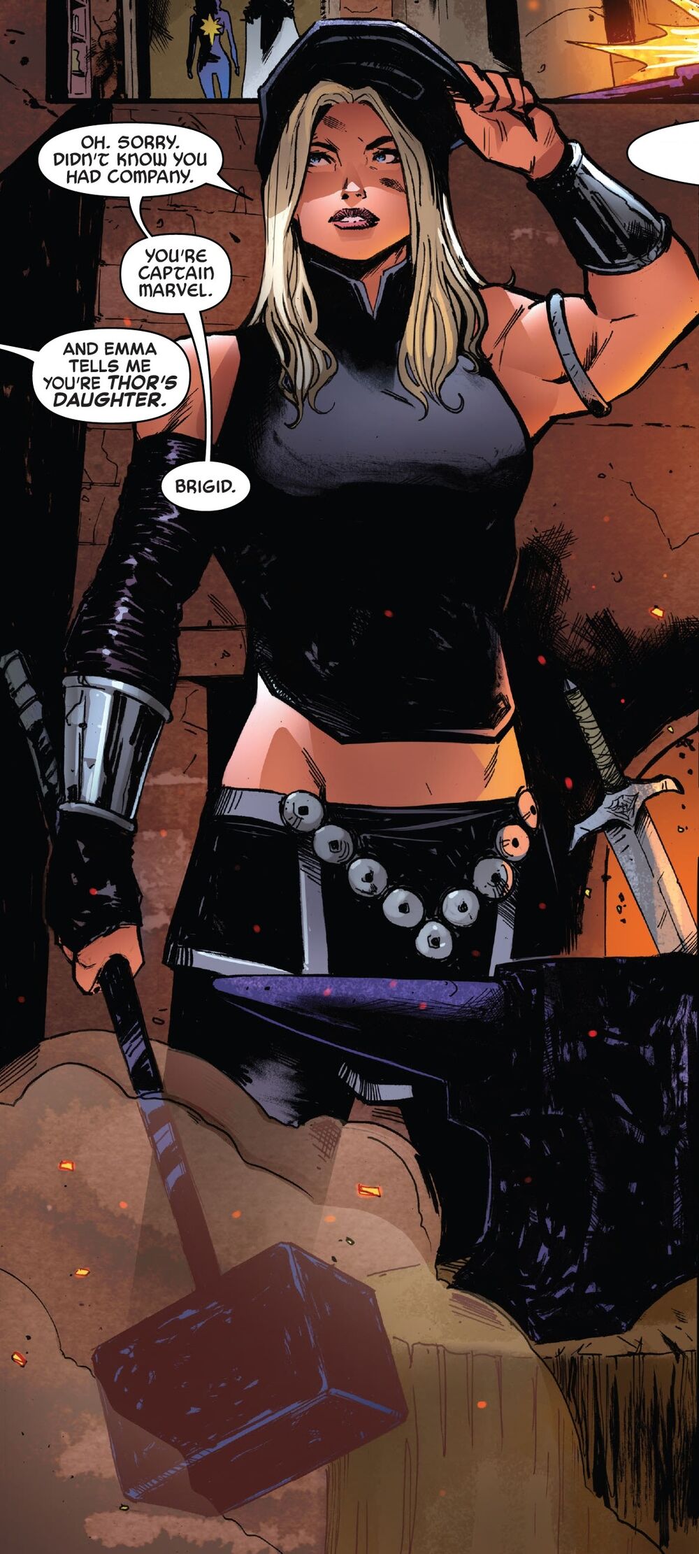 Filha do Thor aparece no quadrinho da Capitã Marvel 6 Brigid