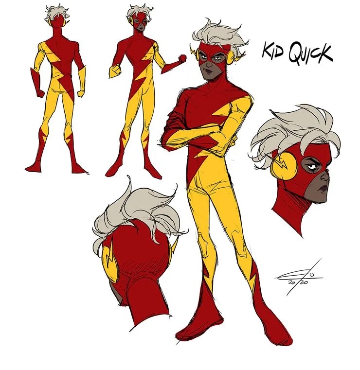 Teen Justice | Apresentado uma nova equipe de heróis da DC Comics 8 dc future state kid quick character design 1