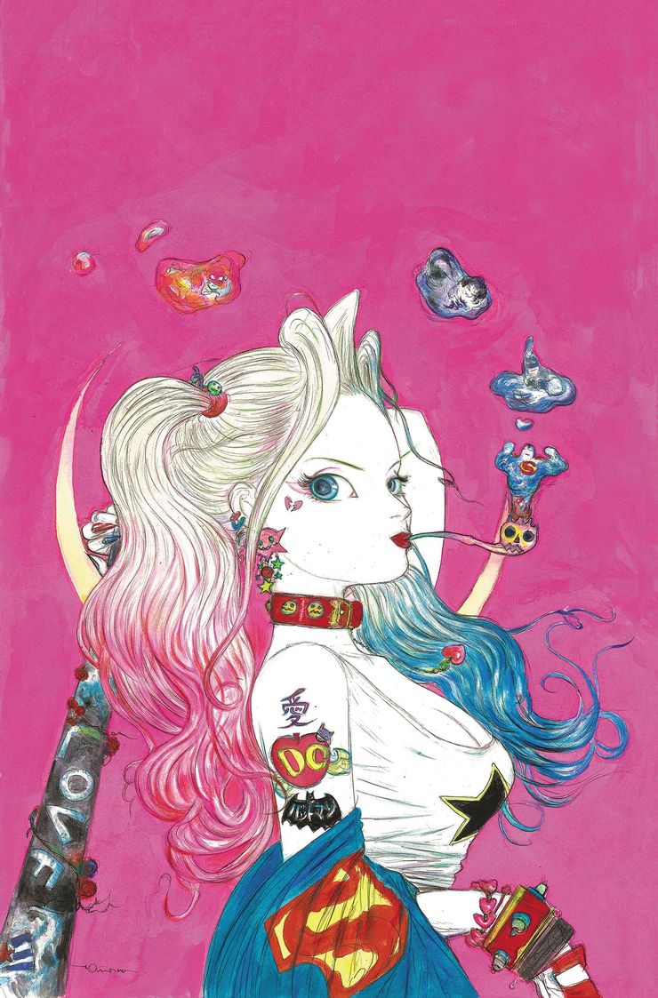 DC Comics | Arlequina ganhará um novo traje nos quadrinhos 7 HARLEYQUINN Cv1 TEAM VAR Amano copy 1