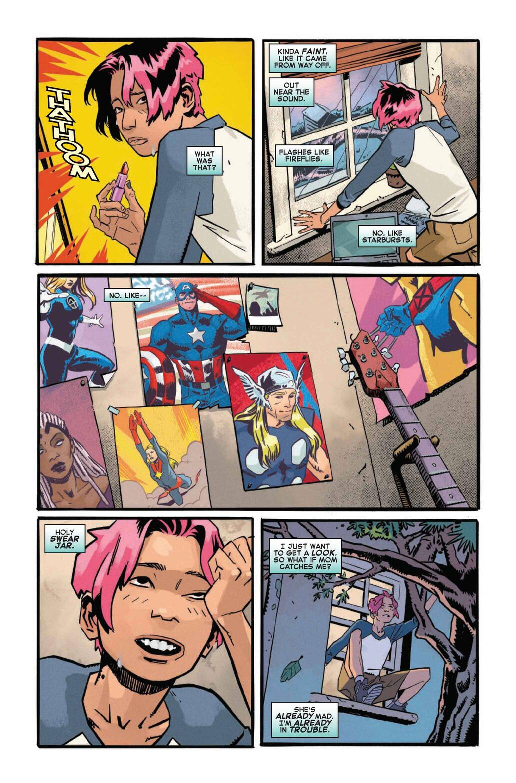 Marvels Snapshots | Novo título traz em destaque a heroína Capitã Marvel 7 capmarvsnap2021001 preview 3