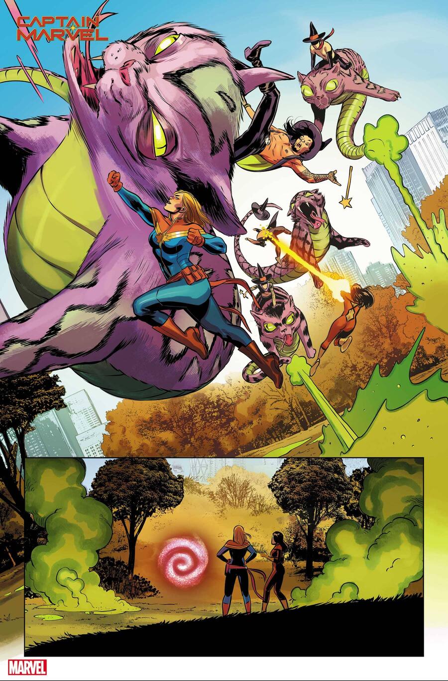 Prévia de Capitã Marvel #27 divulgada 7 capmarv2019027004 col