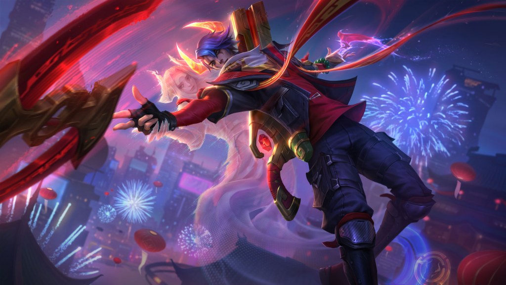LoL | Passe Ano-Novo Chinês – Feras Lunares 11 lunar beast aphelios splash