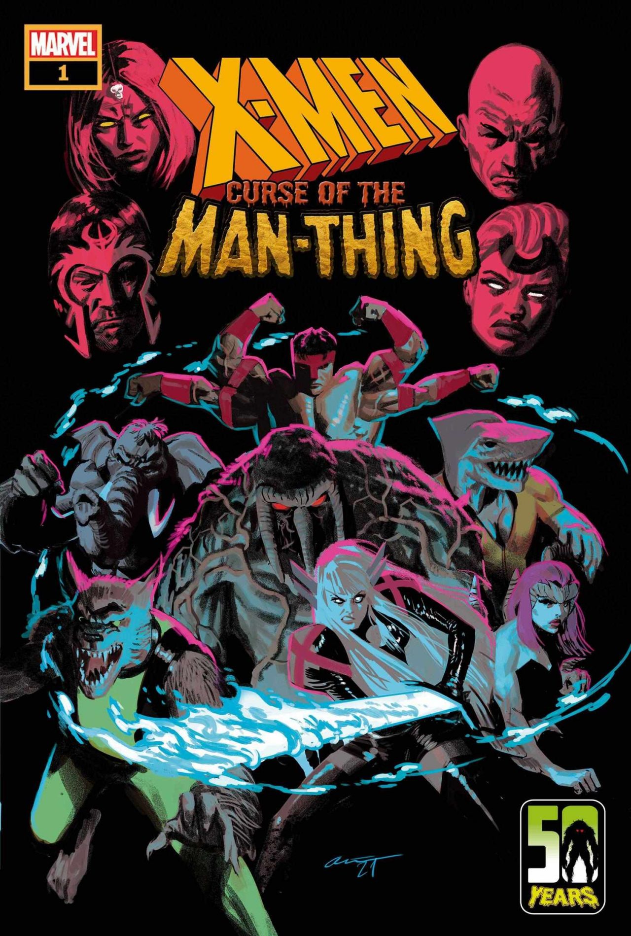 Marvel Comics | Divulgado a prévia do mais novo título do Homem-Coisa 6 xmenmanthingcurse2021001 cov compressed